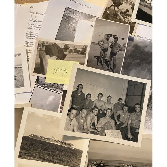 Vintage U.S. Navy Photograph Collection - WWII Era Black & White Military Photos - Picture 5 of 8